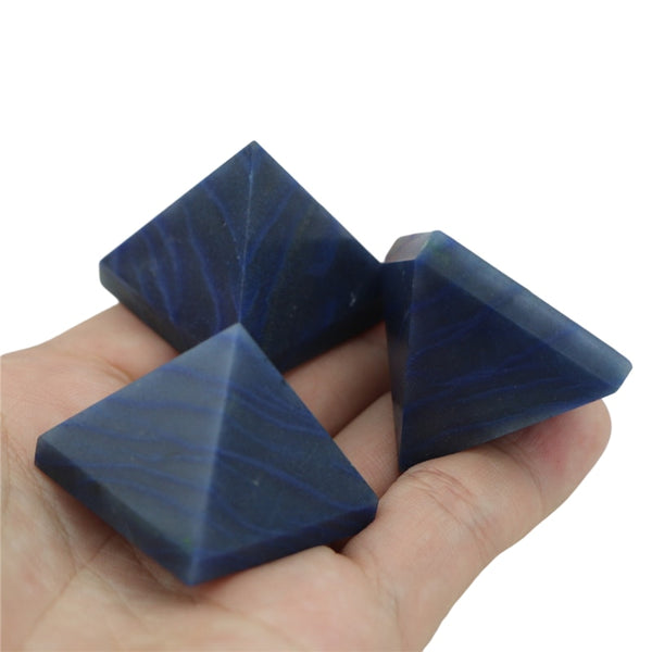 Blue Vein Stone Pyramid-ToShay.org
