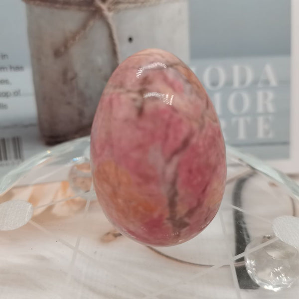 Pink Rhodonite Egg-ToShay.org