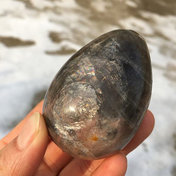 Black Moonlight Crystal Egg-ToShay.org