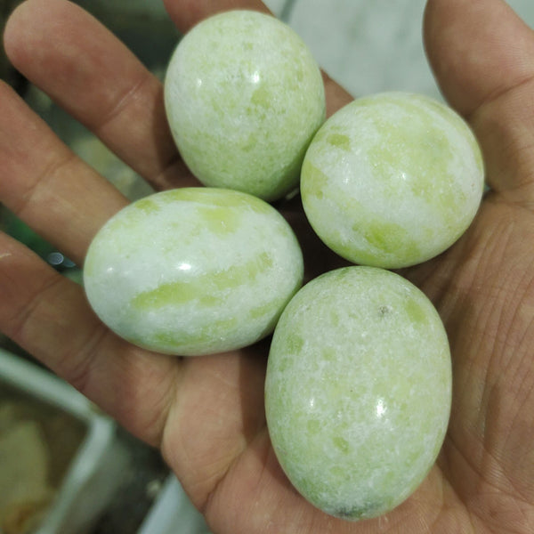 Green Hetian Jade Egg-ToShay.org