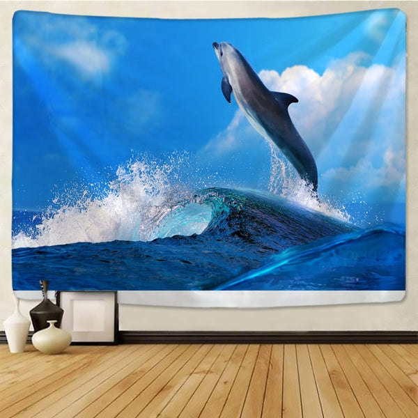 Ocean Tapestry Wall Hanging-ToShay.org