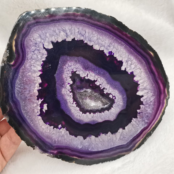 Purple Agate Slice-ToShay.org