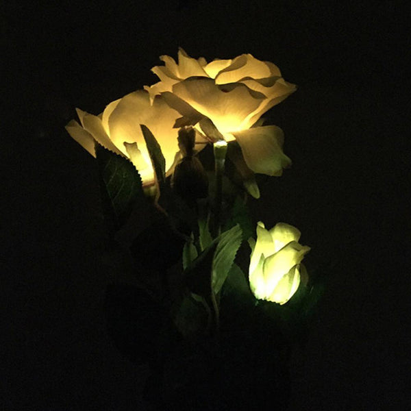 Solar Rose Flower Lawn Lamp-ToShay.org