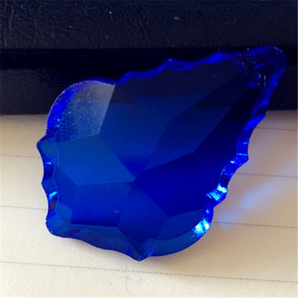 Blue Crystal Maple Leaf Pendants-ToShay.org