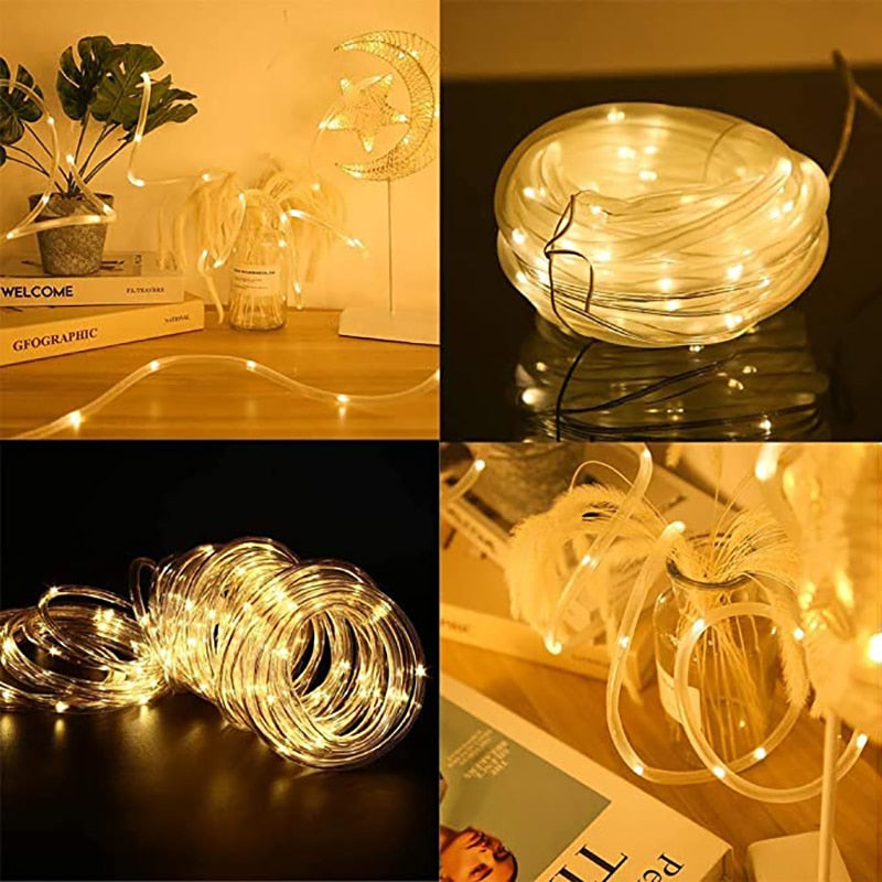 Solar Garden Garland Rope Light-ToShay.org