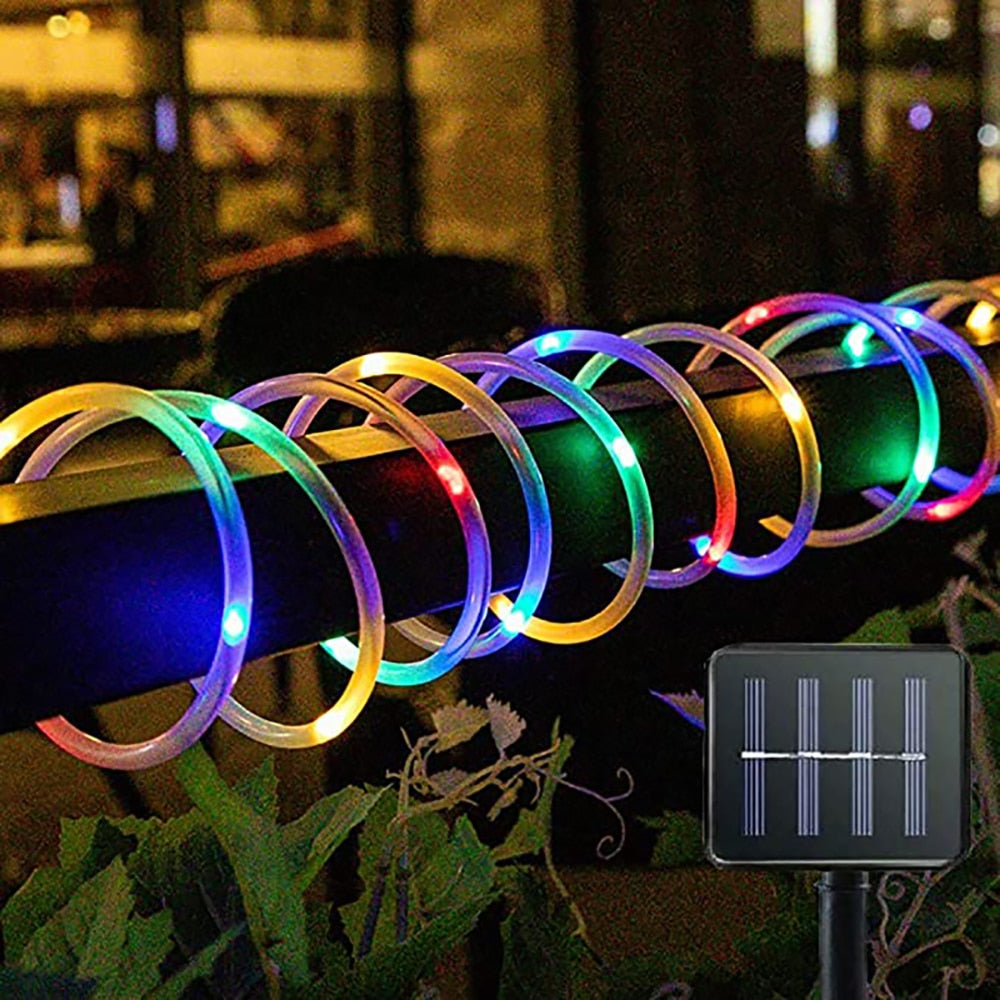Solar Garden Garland Rope Light-ToShay.org