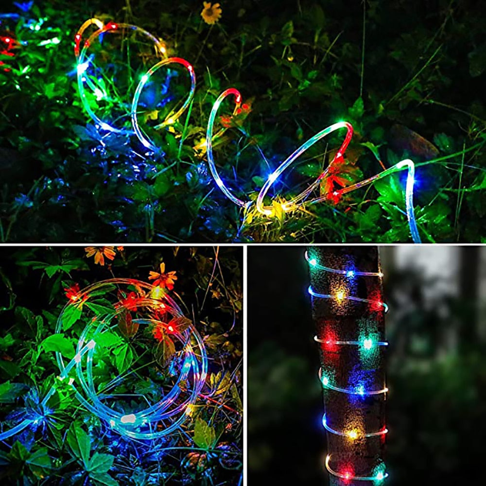 Solar Garden Garland Rope Light-ToShay.org