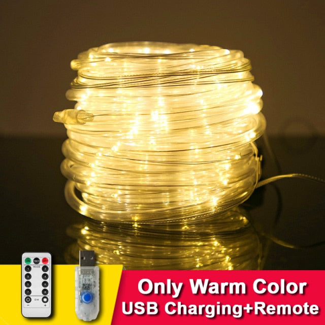 Solar Garden Garland Rope Light-ToShay.org