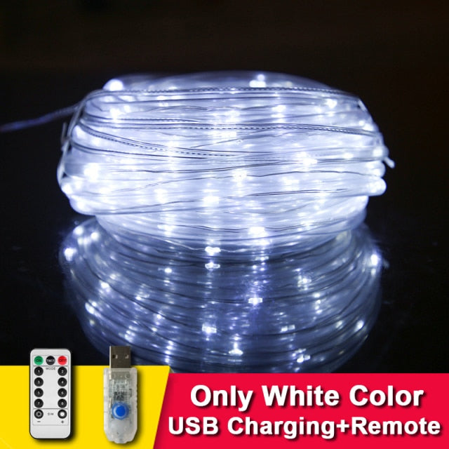 Solar Garden Garland Rope Light-ToShay.org