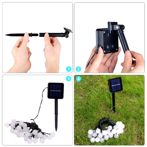 Solar Bulb Garden Lights-ToShay.org