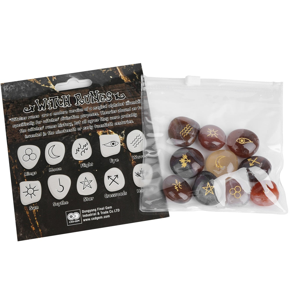 Mixed Crystal Witch Rune Stones-ToShay.org