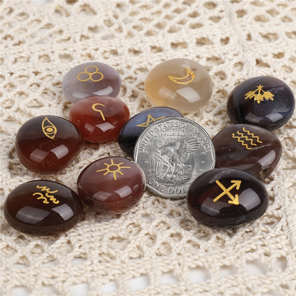 Mixed Crystal Witch Rune Stones-ToShay.org