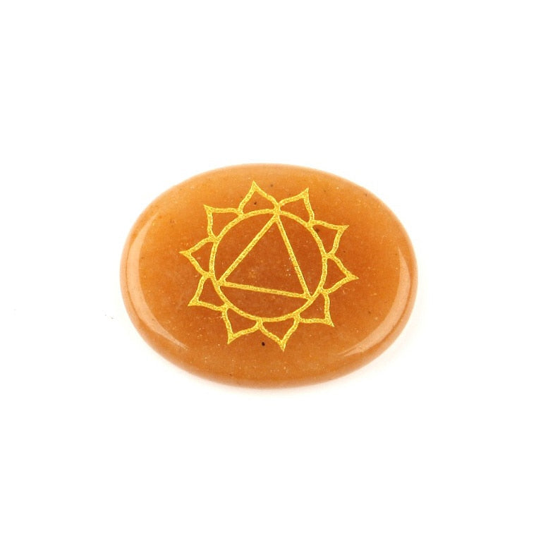 Chakra Symbols Palm Stones-ToShay.org