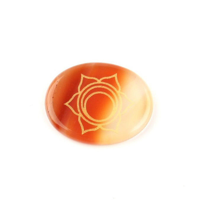 Chakra Symbols Palm Stones-ToShay.org