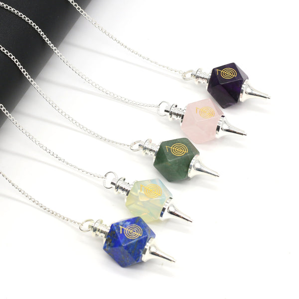 Mixed Crystal Reiki Dowsing Pendulums-ToShay.org