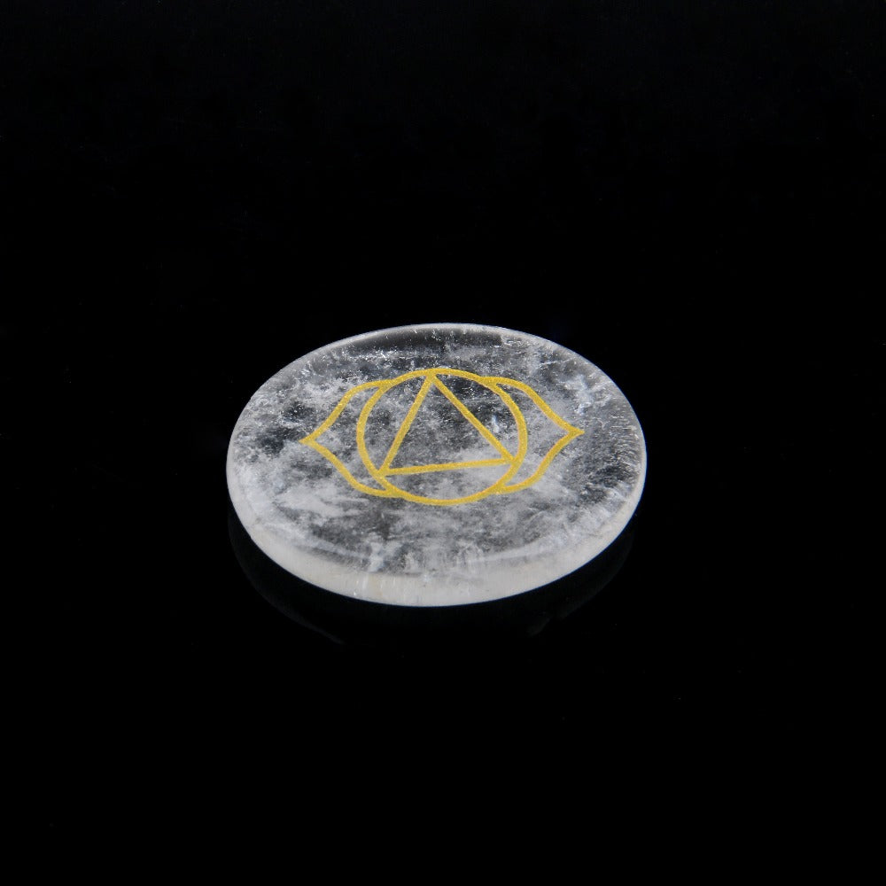 Chakra Symbols Palm Stones-ToShay.org