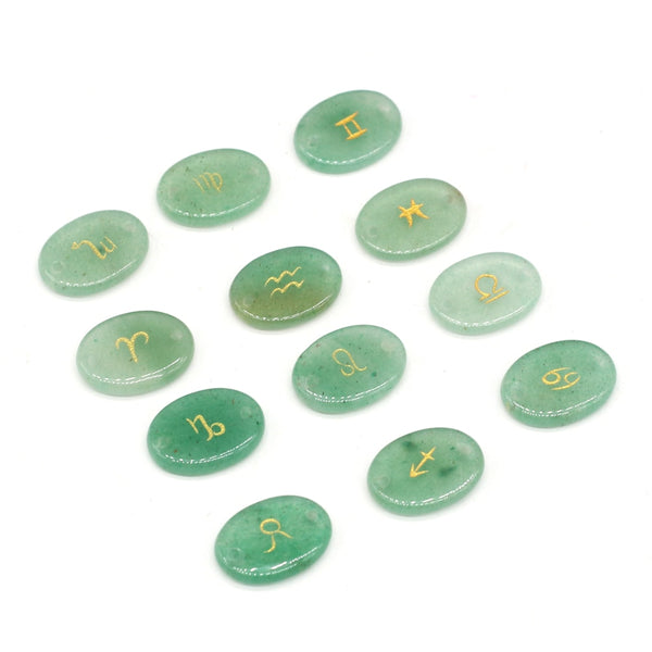 Green Aventurine Zodiac Stones-ToShay.org
