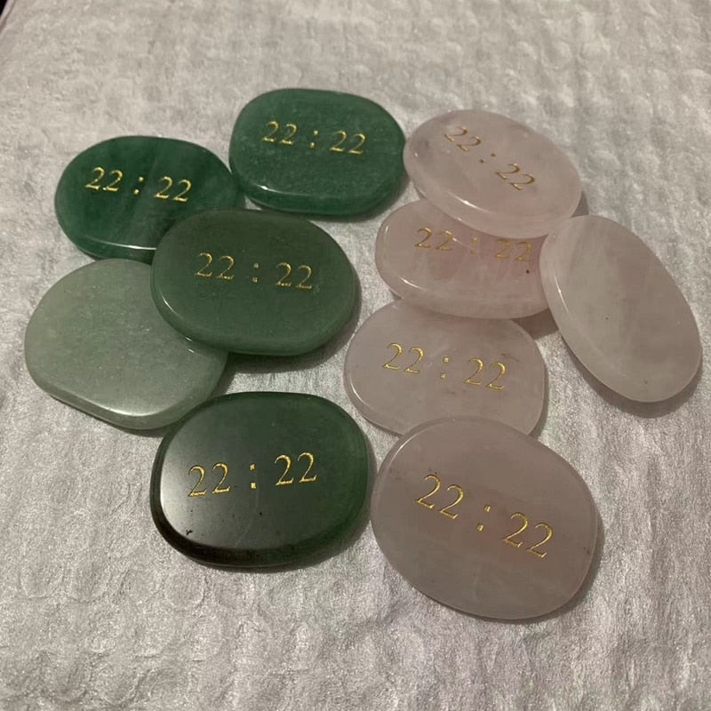 Mixed Crystal 22 Palm Stones-ToShay.org