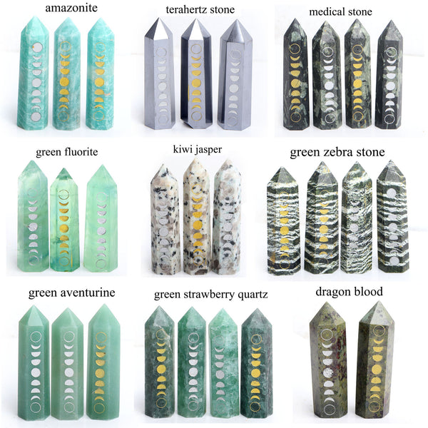 Moon Phase Crystal Wands-ToShay.org