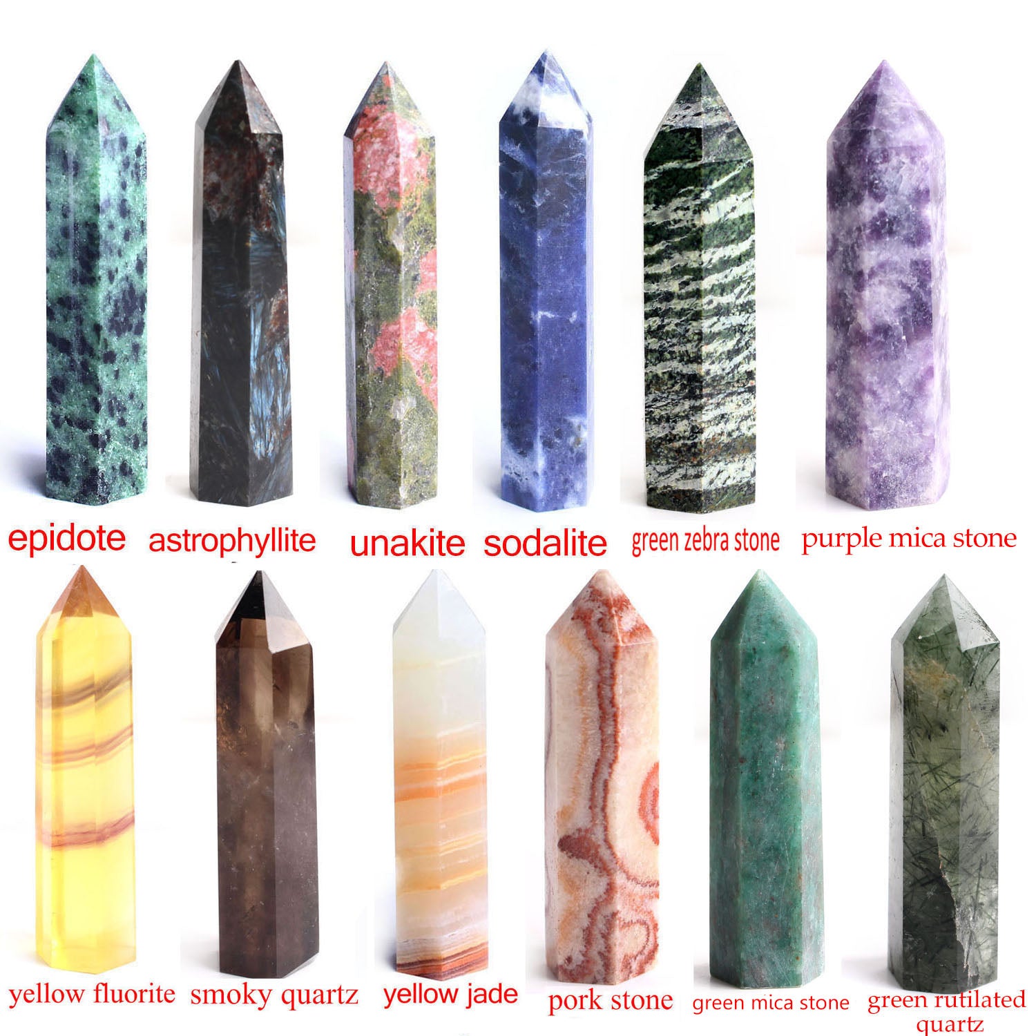 Moon Phase Crystal Wands-ToShay.org