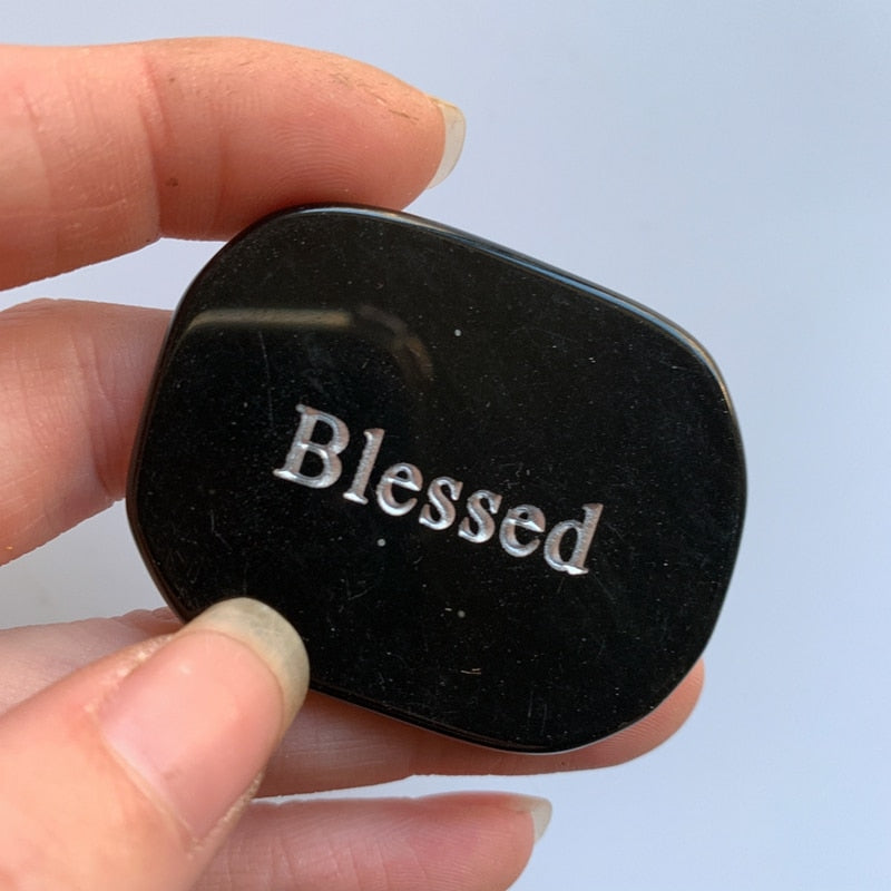 Black Obsidian Blessed Stones-ToShay.org