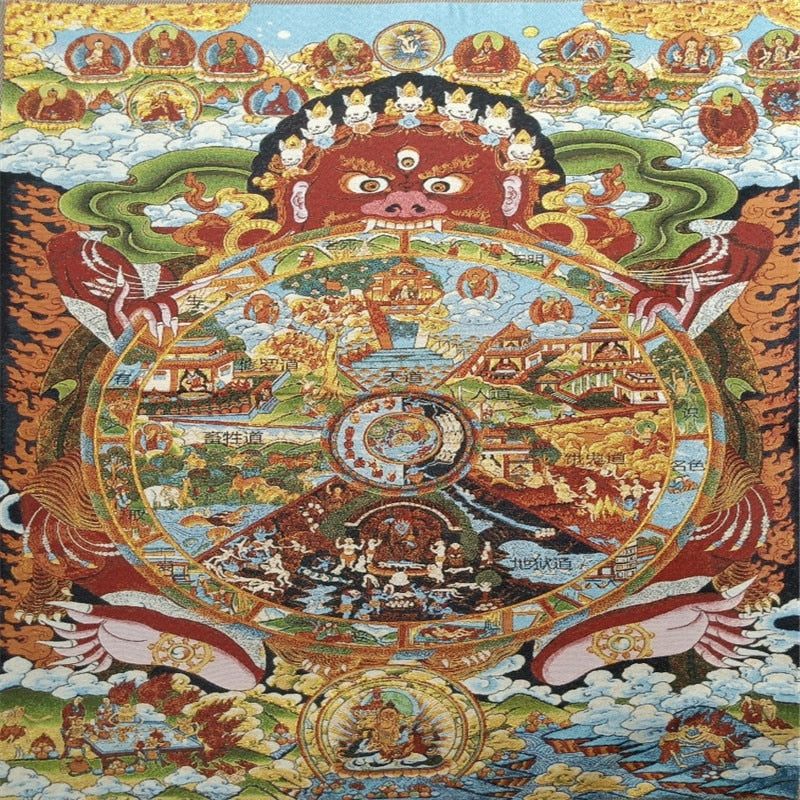 Thangka Xizang Buddha-ToShay.org