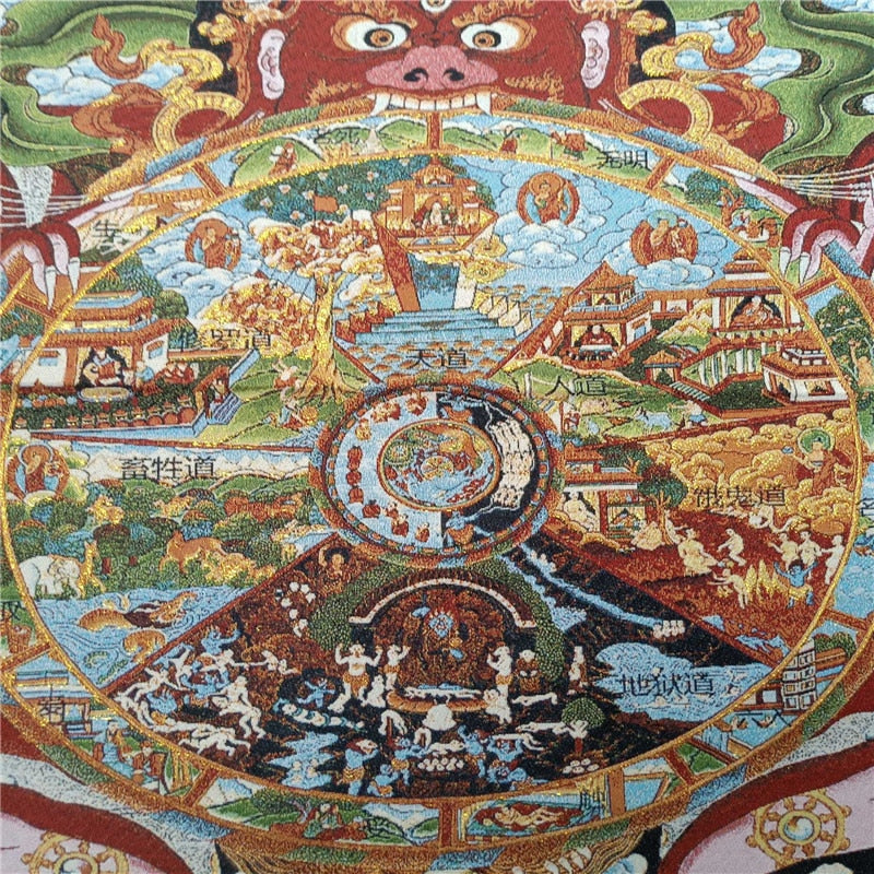 Thangka Xizang Buddha-ToShay.org