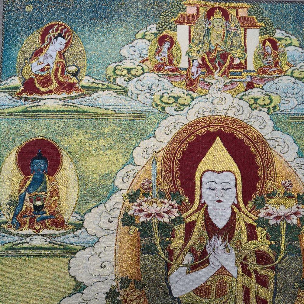 Thangka Tsongkhapa Buddha-ToShay.org