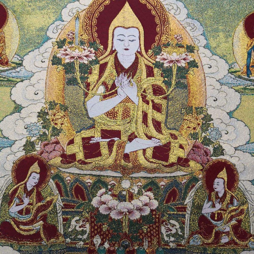 Thangka Tsongkhapa Buddha-ToShay.org