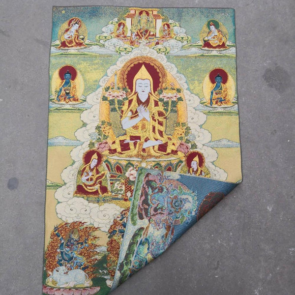 Tsongkhapa Buddha Thangka-ToShay.org