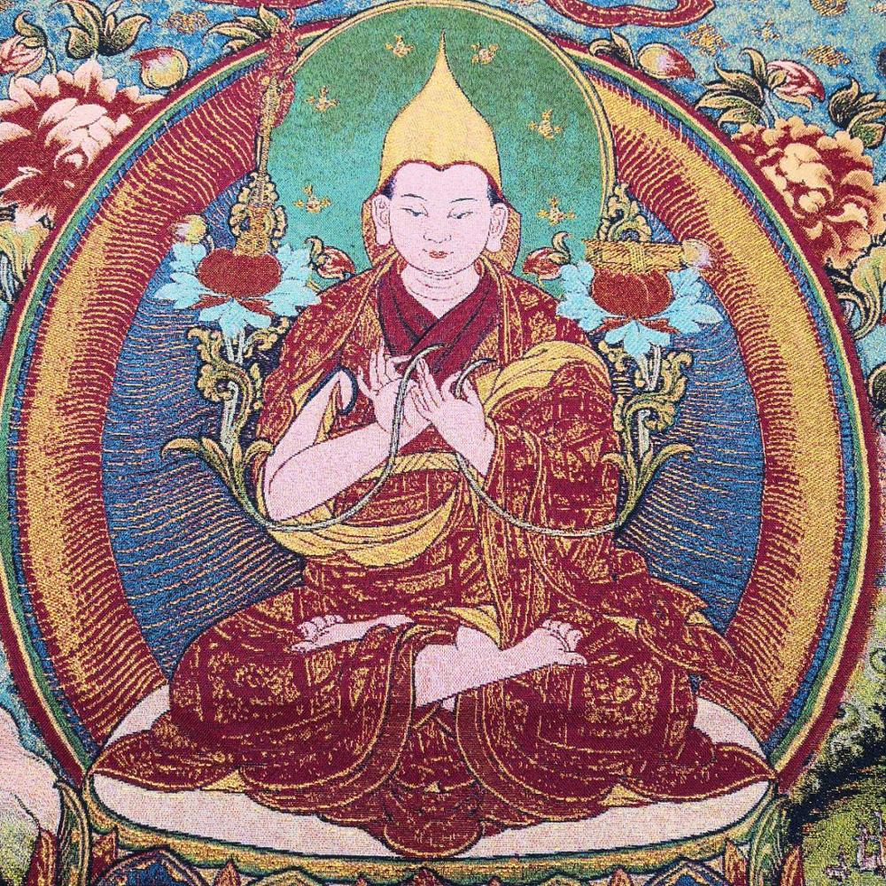 Thangka Tsongkhapa Monk-ToShay.org