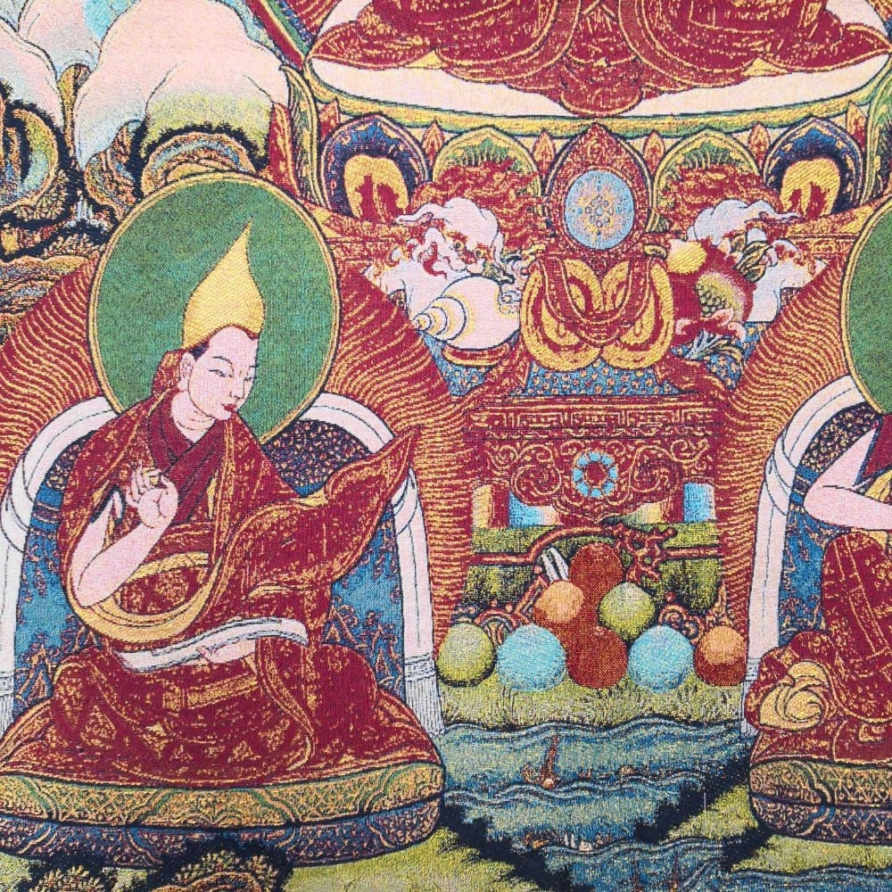 Thangka Tsongkhapa Monk-ToShay.org