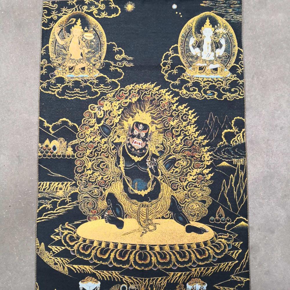 Thangka Black Mahakala-ToShay.org