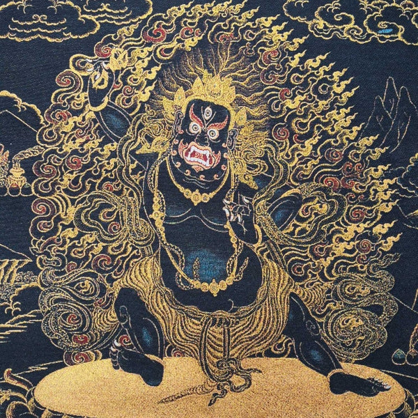 Black Mahakala Thangka-ToShay.org