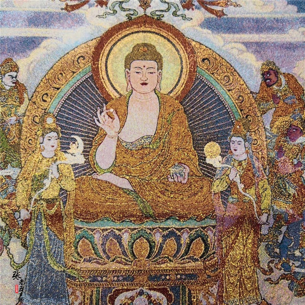 TibetIan Buddha Thangka-ToShay.org