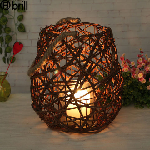 Wood Weave Candle Holders-ToShay.org