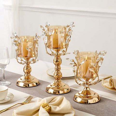 Gold Cup Candle Holders-ToShay.org