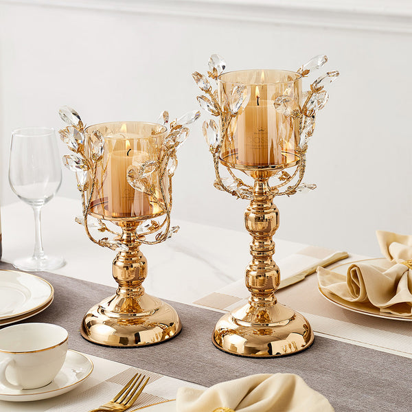 Gold Cup Candle Holders-ToShay.org