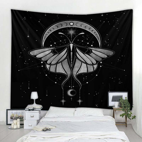 Butterfly Moon Tapestry-ToShay.org