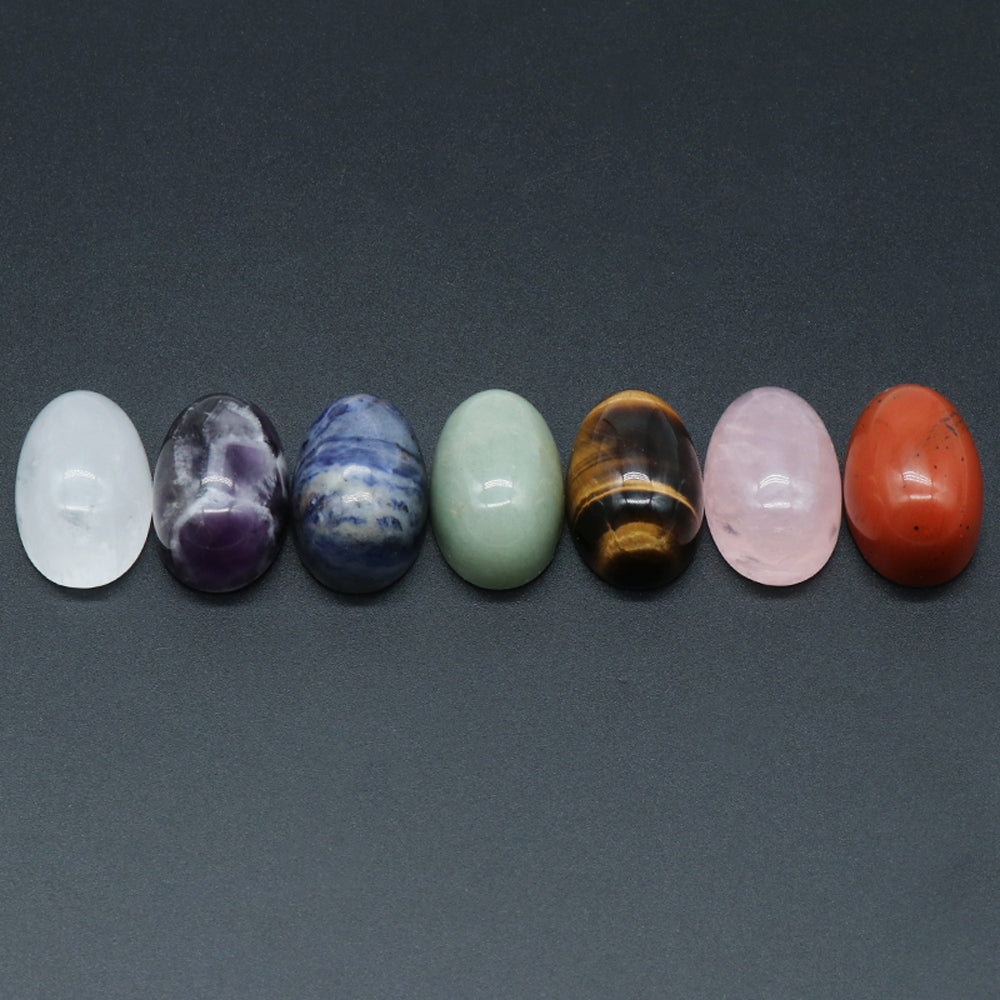 Mixed Crystal Chakra Palm Stones-ToShay.org
