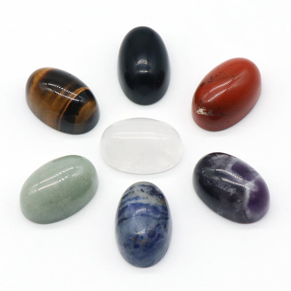 Mixed Crystal Chakra Palm Stones-ToShay.org