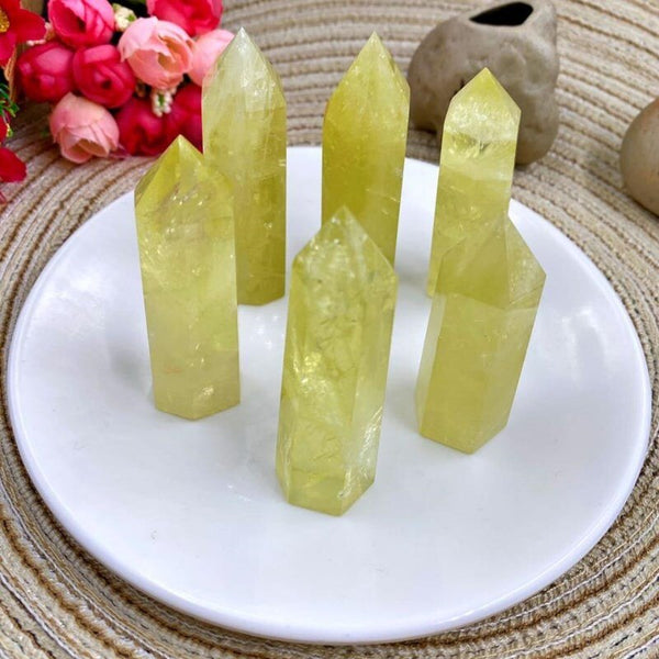 Yellow Citrine Crystal Wand-ToShay.org
