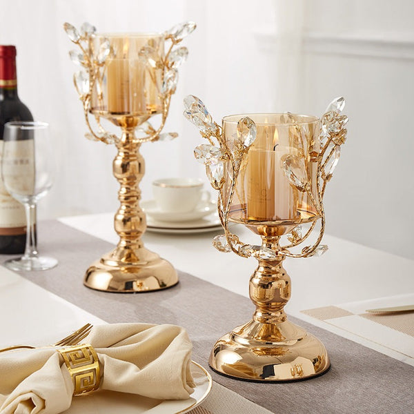 Gold Cup Candle Holders-ToShay.org