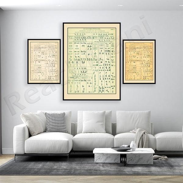 Egyptian Hieroglyphs Prints-ToShay.org