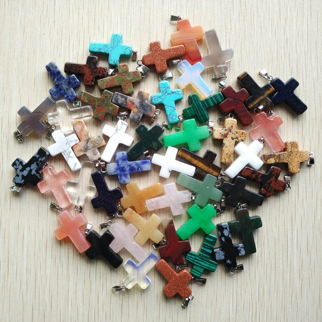 Crystal Cross Pendants-ToShay.org