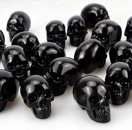 Black Obsidian Crystal Skull-ToShay.org