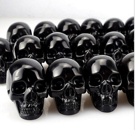 Black Obsidian Crystal Skull-ToShay.org