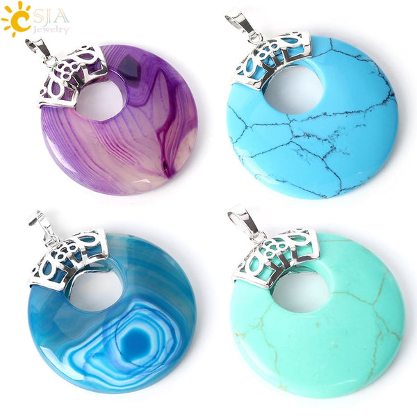 Crystal Charm Knot Pendants-ToShay.org