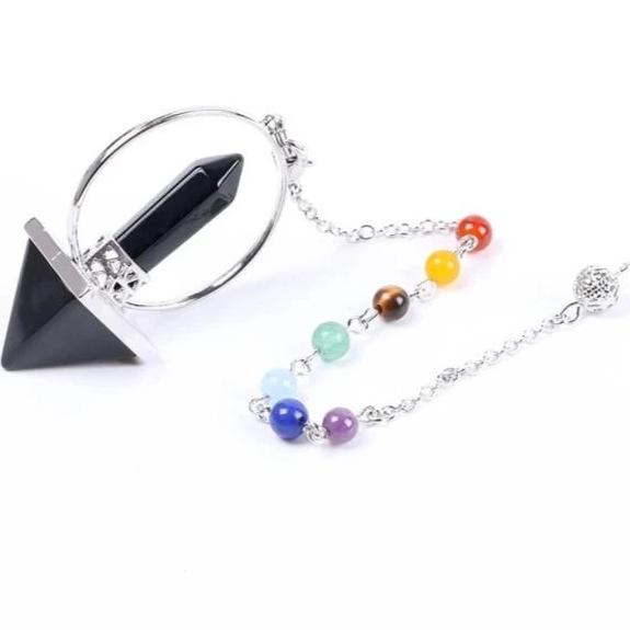 Chakra Stone Dowsing Pendulum-ToShay.org