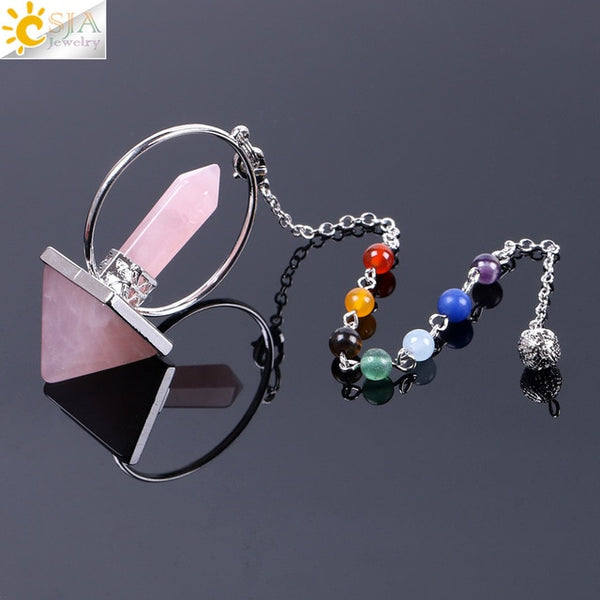 Chakra Stone Dowsing Pendulum-ToShay.org